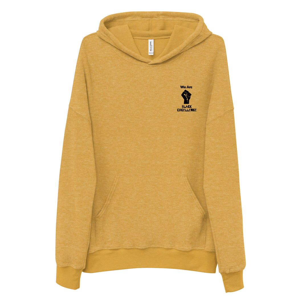 The We Are Black Excellence sueded fleece hoodie