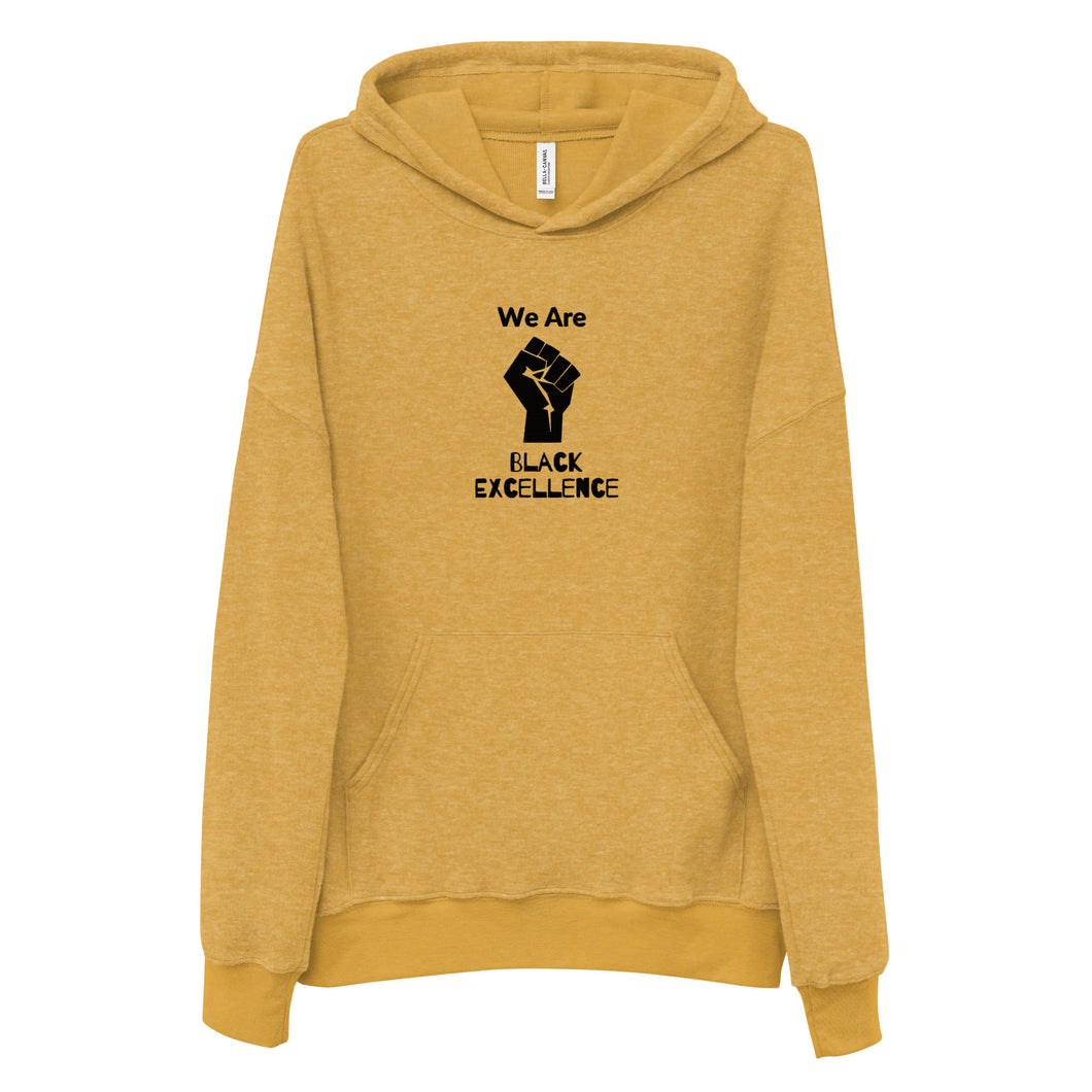 The We Are Black Excellence fleece hoodie